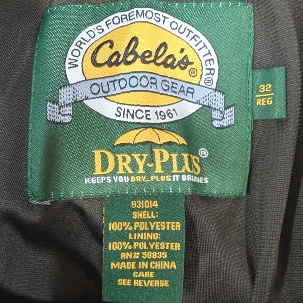 Cabela's Dry-Plus Seclusion 3D Camo Cargo Pants Mens 32 Regular Camouflage - Picture 5 of 11